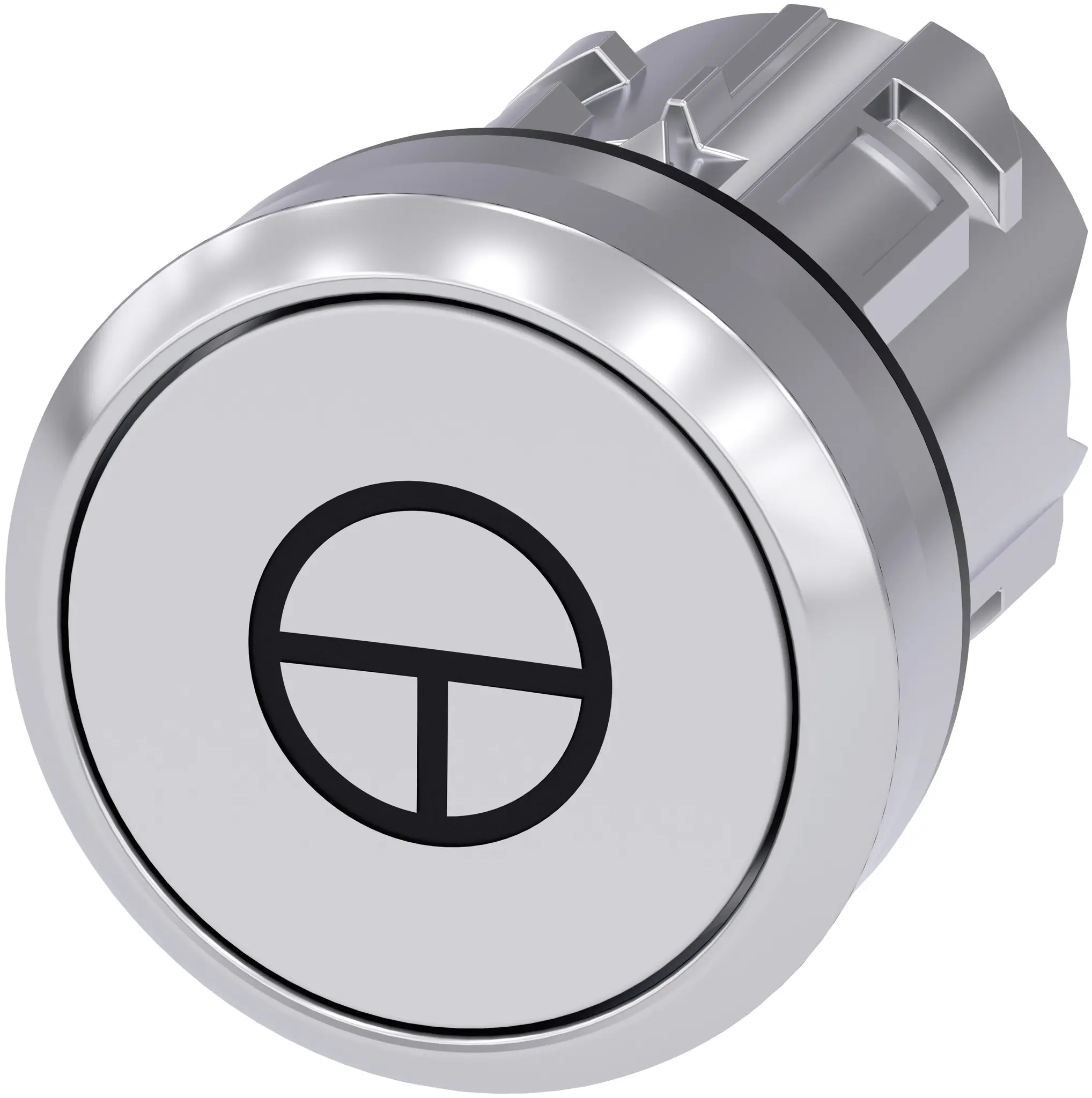 Produktfoto 1 von Siemens SIRIUS ACT Drucktastenkopf Ø 22 mm, Weiß Tastend Rund Rund Kunststoff, IP66