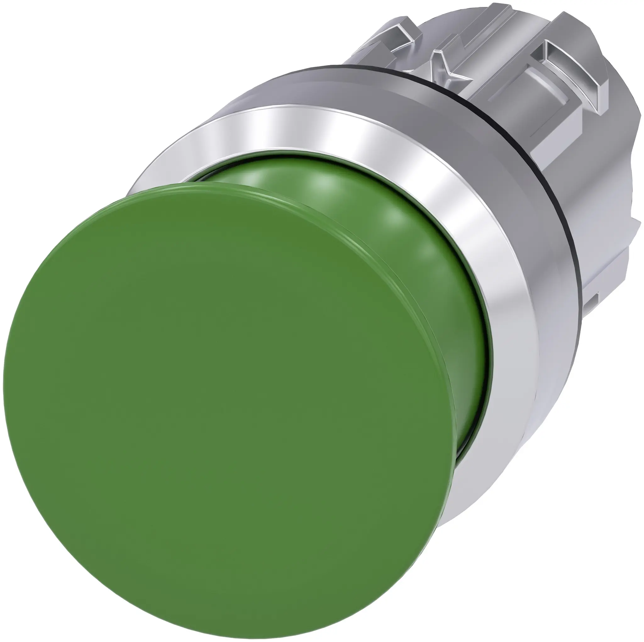 Produktfoto 1 von Siemens SIRIUS ACT Drucktastenkopf Ø 22 mm, Grün Tastend Rund Rund Kunststoff, IP66