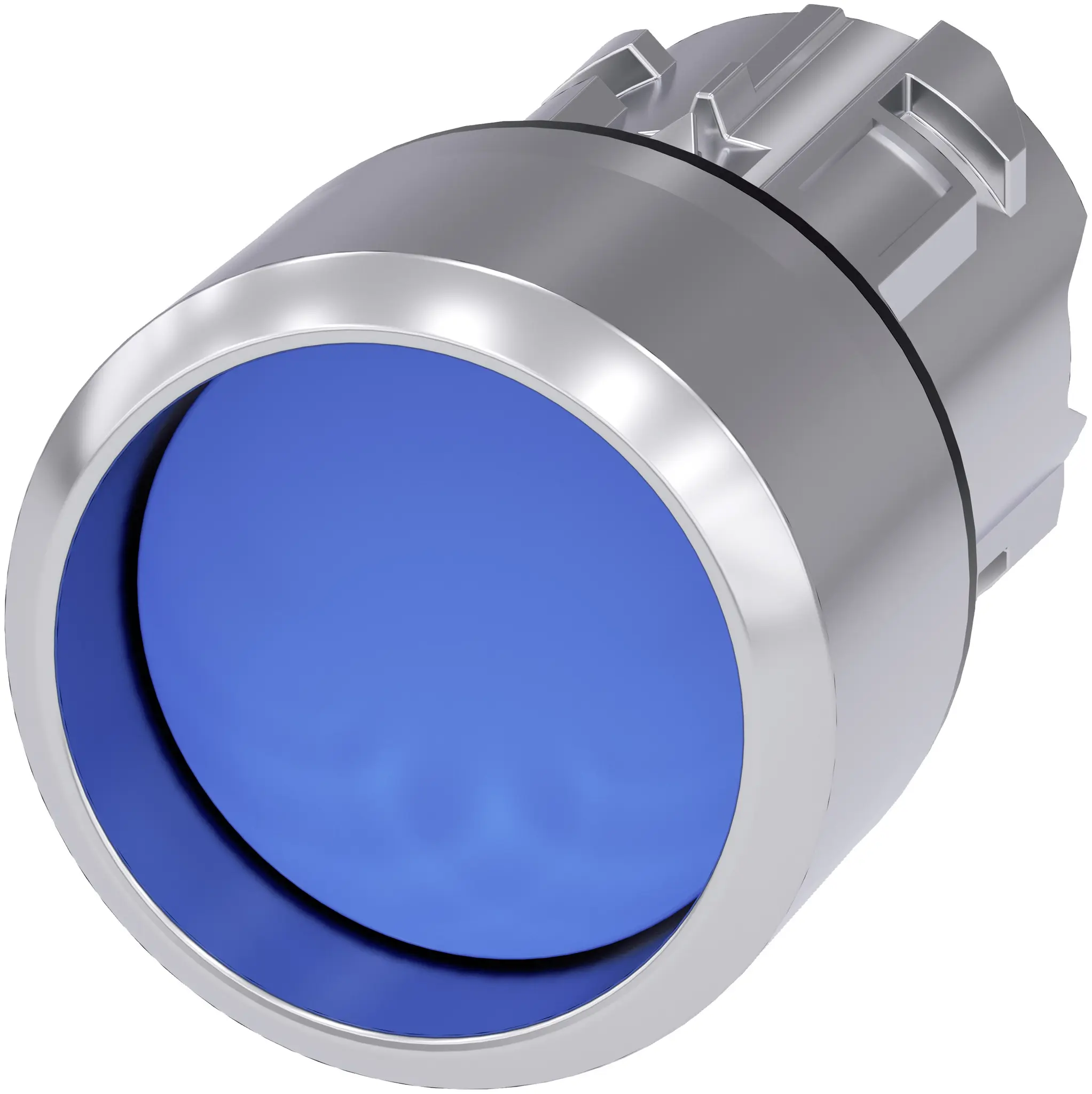 Produktfoto 1 von Siemens SIRIUS ACT Drucktastenkopf Ø 22 mm, Blau Tastend Rund Rund Kunststoff, IP66