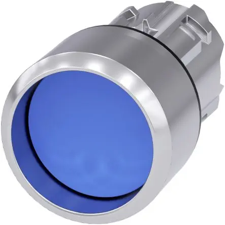 Produktfoto 1 von Siemens SIRIUS ACT Drucktastenkopf Ø 22 mm, Blau Tastend Rund Rund Kunststoff, IP66