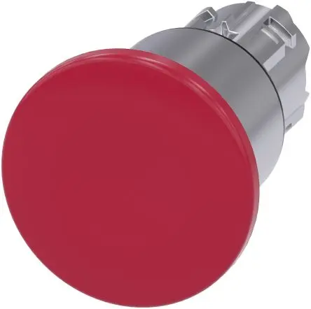 Produktfoto 1 von Siemens SIRIUS ACT Drucktastenkopf Ø 22 mm, Rot Tastend Rund Rund Kunststoff, IP66