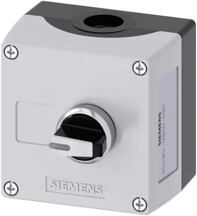 Produktfoto 1 von Siemens SIRIUS ACT 3SU18 Steuerstation-Schalter Kunststoff, IP66, IP69, IP67 Kunststoff Grau Ø 22 mm