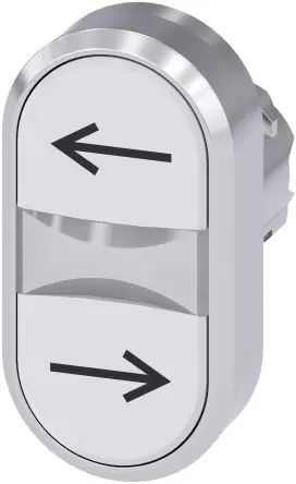 Produktfoto 1 von Siemens SIRIUS ACT 3SU10 Drucktastenkopf Ø 22mm Tastend Oval Kunststoff, IP66