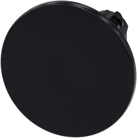 Produktfoto 1 von Siemens SIRIUS ACT Drucktastenkopf Ø 22 mm, Schwarz Rastend Rund Rund Kunststoff, IP66