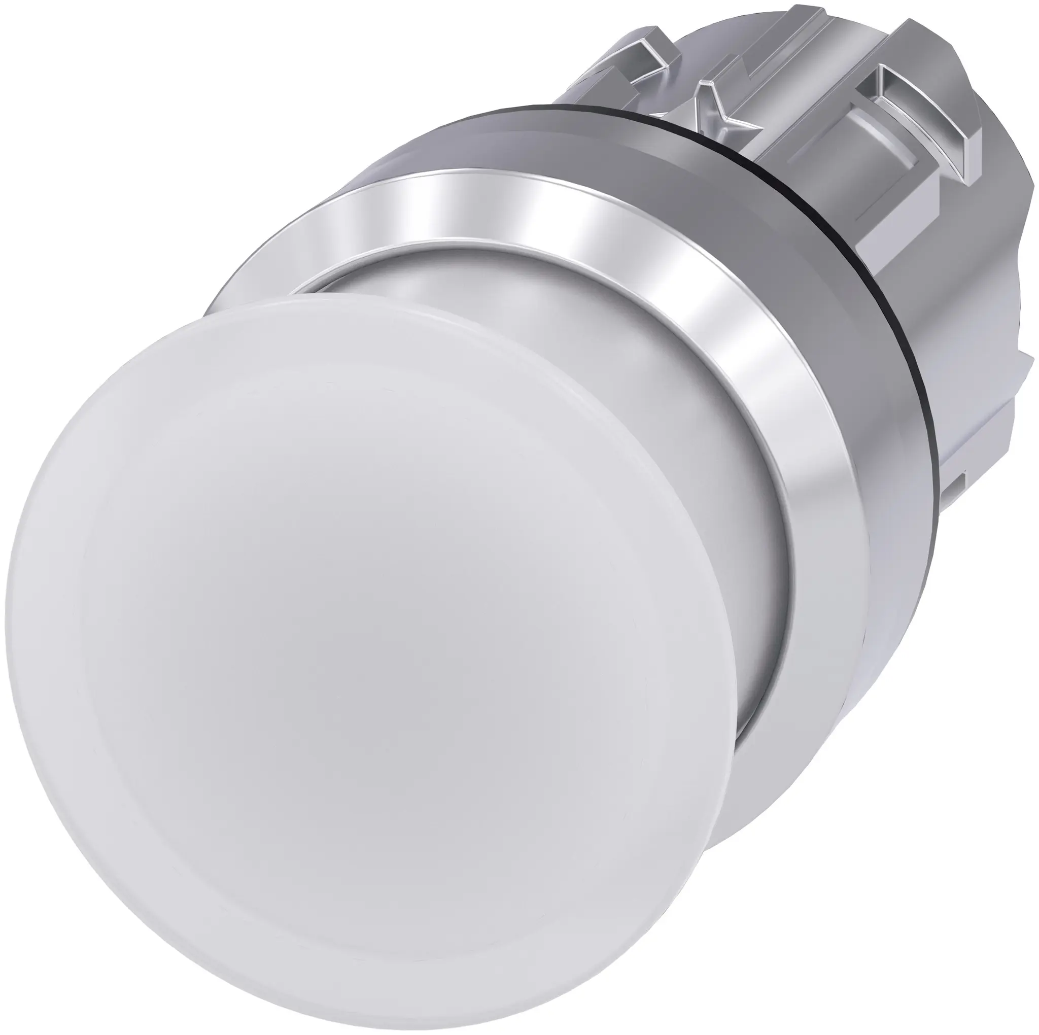 Produktfoto 1 von Siemens SIRIUS ACT Drucktastenkopf Ø 22 mm, Weiß Tastend Rund Rund Kunststoff, IP66