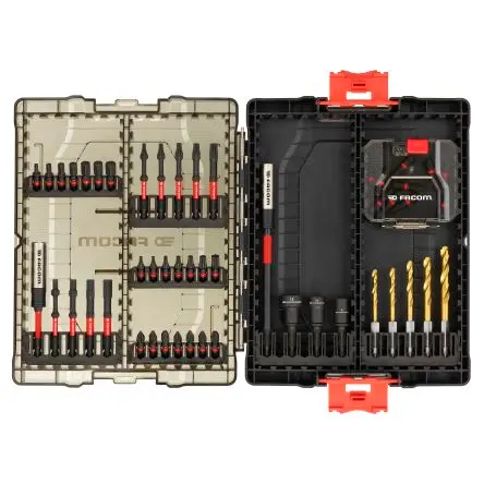 Produktfoto 1 von Facom Sechskant, Phillips, Pozidriv, Innensechsrund Flextorq, Stahl Hex 3, Hex 4, Hex 5, Hex 6, Hex 7, Hex 8, PH1, PH2,