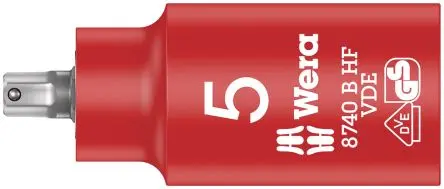 Produktfoto 1 von Wera 3/8 in Bit Buchse SW 5 mm Sechskant VDE 1000V zugelassen x 55mm