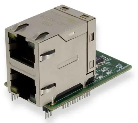 Microchip KSZ8863 PHY Entwicklungstool Kommunikation und Drahtlos KSZ8863 Tochterplatine Ethernet-Physikalische Schicht,