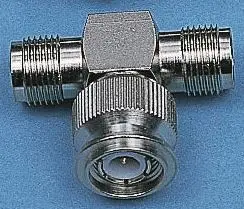 Produktfoto 1 von Telegärtner HF Adapter, 50 Ω, T, 11GHz Stecker Buchse, Koaxial Nennspannung