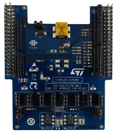 Produktfoto 1 von STMicroelectronics MP34DT06J Digitales MEMS-Mikrofon-Erweiterungsboard, E/A-Erweiterungsmodul Entwicklungstool Sensor