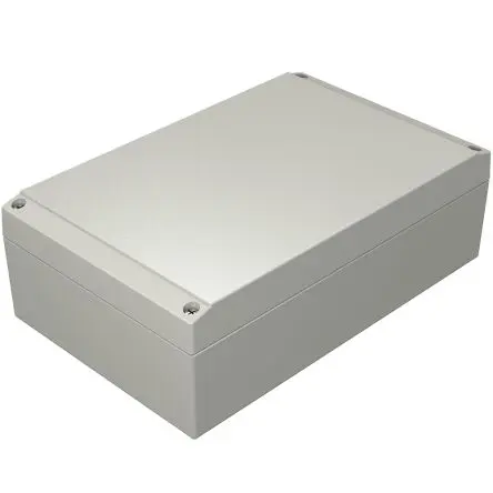 Produktfoto 1 von Rose Aluform Aluminium Gehäuse Aluminiumgehäuse Grau Außenmaß 220 x 140 x 72.5mm IP66