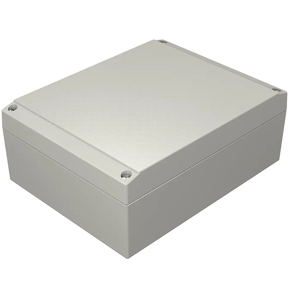 Produktfoto 1 von Rose Aluform; Gehäuse; Aluminiumdruckguss; Grau; IK09 IP66 Breite 140 mm Höhe 71 mm Länge 180 mm