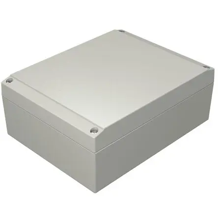 Produktfoto 1 von Rose Aluform; Gehäuse; Aluminiumdruckguss; Grau; IK09 IP66 Breite 140 mm Höhe 71 mm Länge 180 mm