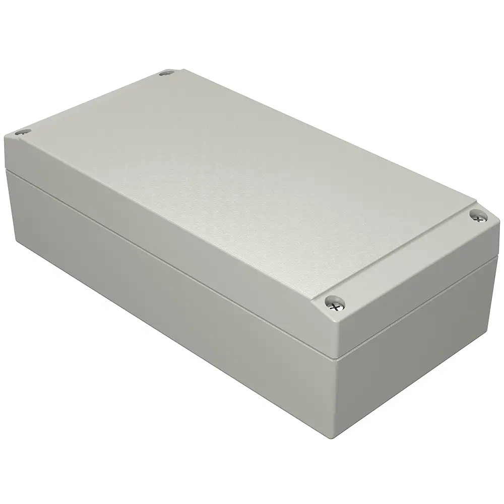 Produktfoto 1 von Rose Aluform; Gehäuse; Aluminiumdruckguss; Grau; IK09 IP66 Breite 100 mm Höhe 61 mm Länge 200 mm