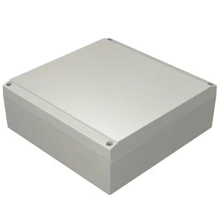 Produktfoto 1 von Rose Aluform Aluminium Gehäuse Aluminiumgehäuse Grau Außenmaß 200 x 200 x 72mm IP66