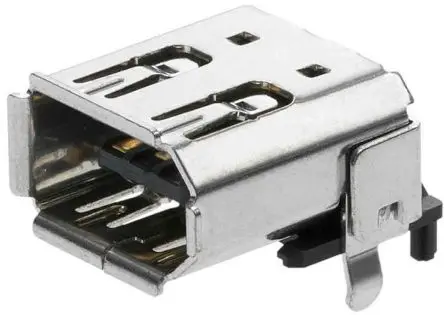 Produktfoto 1 von Molex Firewire- Steckverbinder 53462, 6-polig, gewinkelt, Oberfläche Buchse