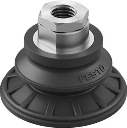 Produktfoto 1 von Nitrilkautschuk (NBR) Balg Vakuumschale, Festo Serie OGVM, Ø 60 mm G 1/4, Haltekraft 140 N