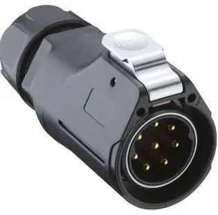 Produktfoto 1 von Lumberg 02 28 mm Rundsteckverbinder Stecker 2-polig Stecker 50A Kabel IP67
