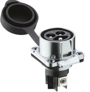 Produktfoto 1 von Lumberg 02 28 mm Rundsteckverbinder Stecker 2-polig Stecker 50A Kabel IP40