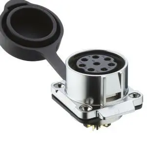 Produktfoto 1 von Lumberg 02 28 mm Rundsteckverbinder Stecker 8-polig Buchse 50A Kabel IP40
