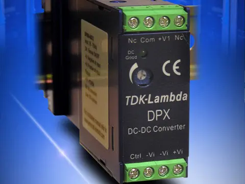 TDK DPX DC/DC-Wandler 60W 24 V dc IN, 5V dc OUT / 12A DIN-Schienen-Montage 1.6kV isoliert