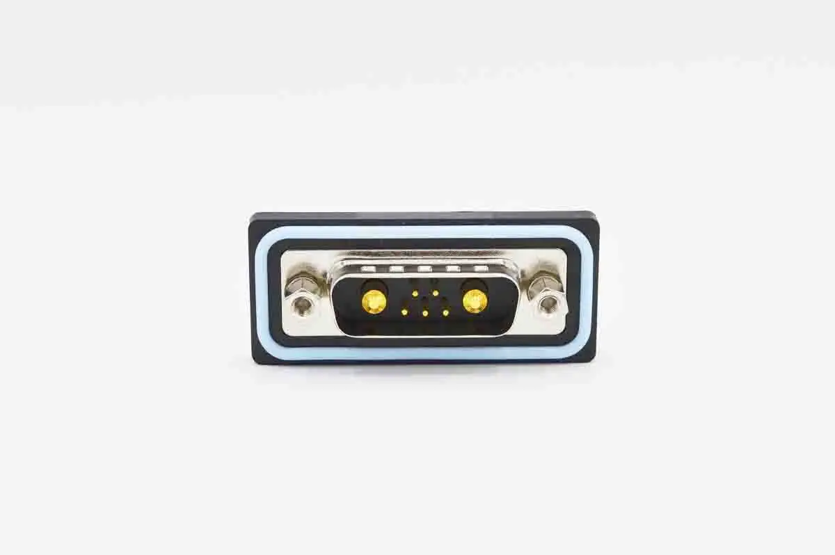Produktfoto 1 von Norcomp CDFS D-Sub-Steckverbinder Gerade, 7-polig 2.77 mm Raster, Panel Stecker, mit 4 bis 40 Schraubensicherung