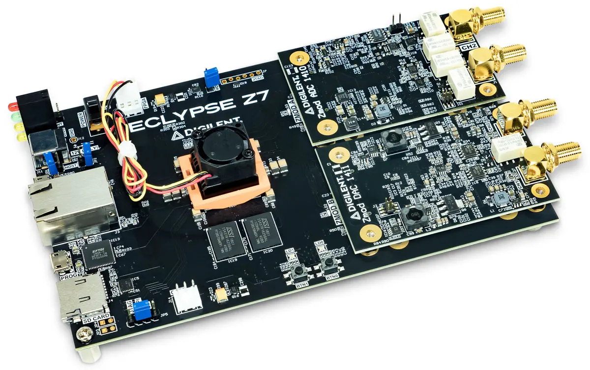 Produktfoto 1 von Digilent Digilent Eclypse Z7 +Zmod DAC+ Zmod ADC, Entwicklungskit für ZMOD ADC, ZMOD DAC, FPGA, 471-036