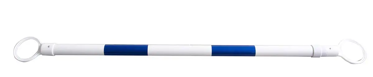 Produktfoto 1 von RS PRO Blau, Weiß Kunststoff Stange