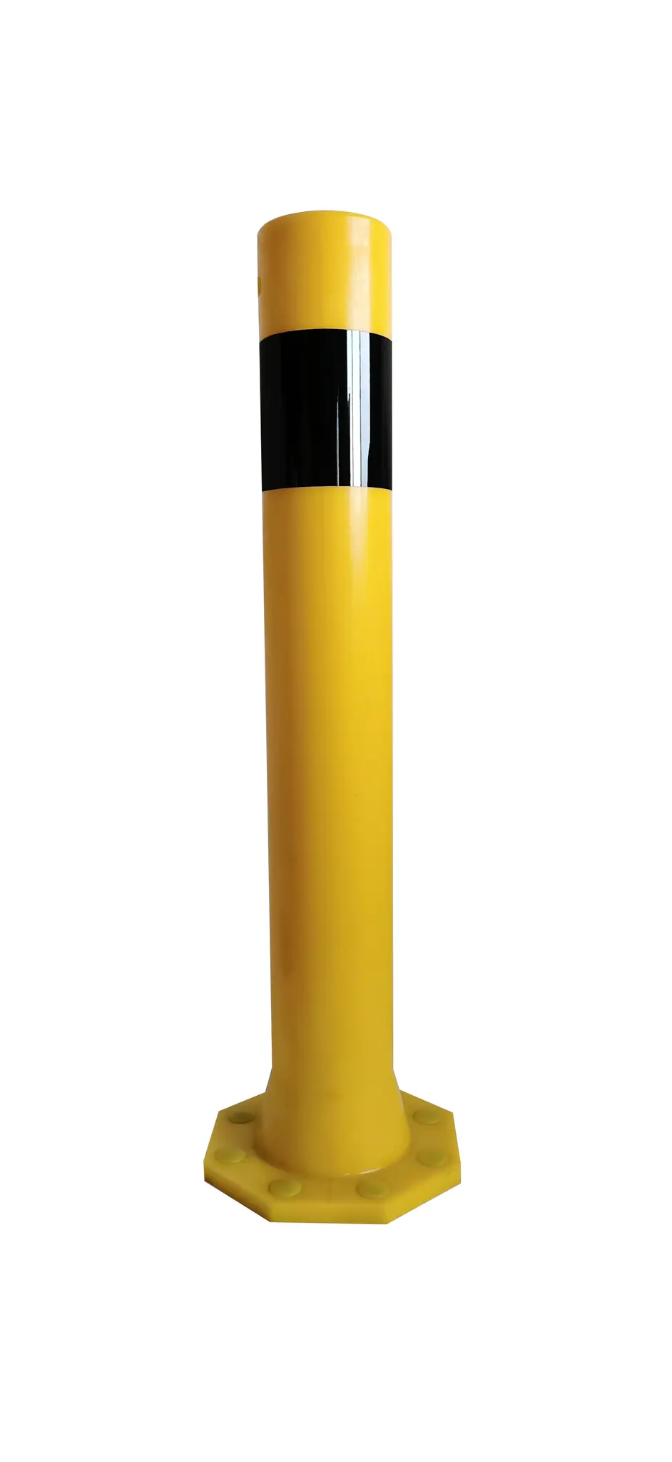 Produktfoto 1 von RS PRO Polyurethan Pfosten Pfosten/Säule 140 mm, 140 mm x 140 mm x 1 m, Gelb