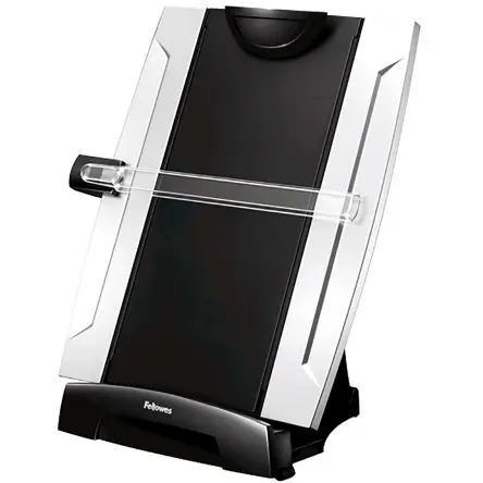 Produktfoto 1 von Fellowes Dokumentenhalter, B 260.35mm x H 381 mm x T 152.4 mm Kunststoff, Schwarz, Silber