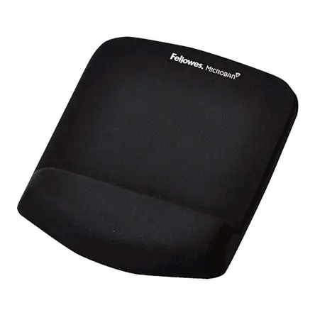 Fellowes Fluorpolymer Mauspad Handgelenkauflage Schwarz, 25.4 mm x 238.1 mm x 184.2mm