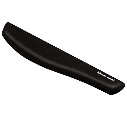 Fellowes Kunststoff, Schaum, Mesh-Gewebe Handballenauflage Schwarz, 25.4 mm x 238.1 mm x 184.2mm