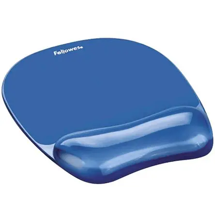 Produktfoto 1 von Fellowes Gel Mauspad Handgelenkauflage Blau, 15 mm x 230 mm x 202mm