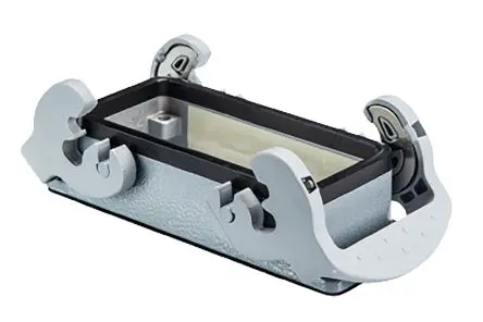 Produktfoto 1 von Wieland Bottom BAS GUT GA Gehäuse für robusten Stromversorgungsstecker Doppelter Hebel 2 Gehäuse, 24+E, IP54