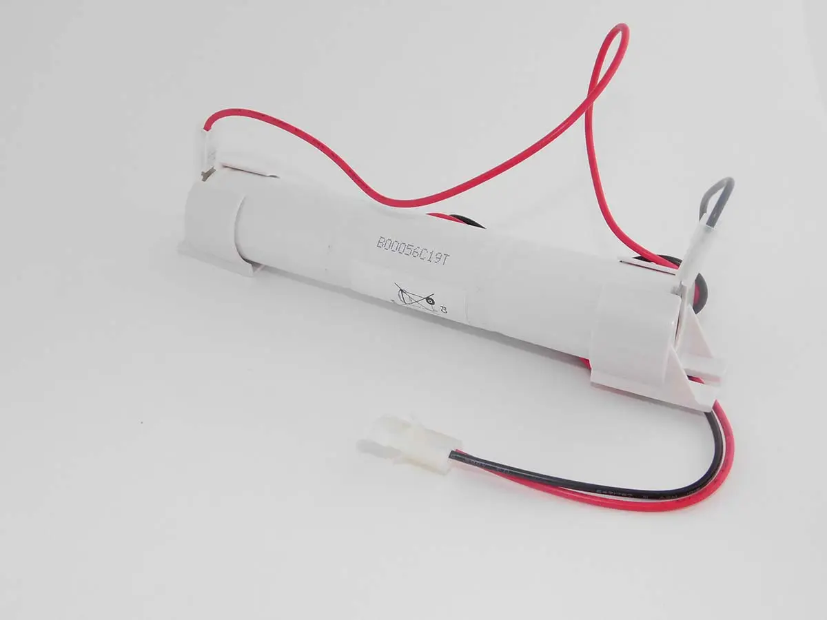 Produktfoto 1 von RS PRO NiCd D Akkupack, 3-Zellen D 3.6V / 4Ah, Draht-Anschluss