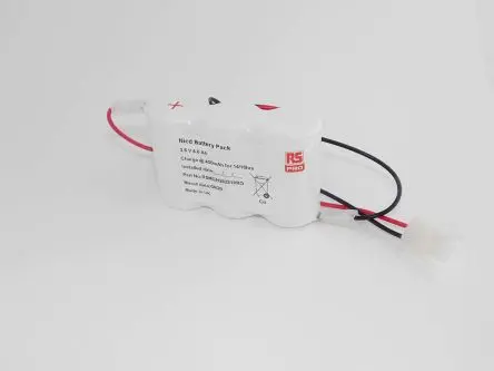 Produktfoto 1 von RS PRO NiCd Akkupack, 3-Zellen 3.6 V / 4 Ah