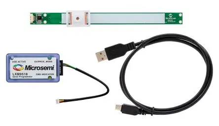Produktfoto 1 von Microchip LX3302A LX3302A Linearer Evaluierungssatz Entwicklungstool Sensor, Positionssensor für Zur Verbindung mit und