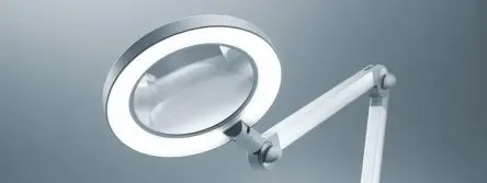 Produktfoto 1 von Waldmann MLD 750 LED Lupenleuchte, 160 mm Linse 160 mm, 12 W / 240 V, NEMA 1-15P, BS1363, CEE 7/16