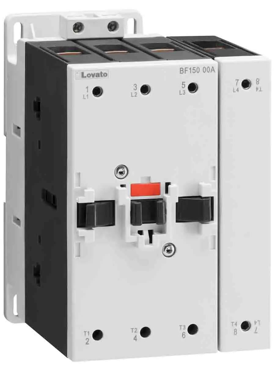 Produktfoto 1 von Lovato BF Schütz 24 V ac-Spule, 4-polig, 690V / 150 A 24 V ac 75 kW 4 Schließer Motorsteuerung