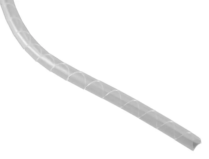 Produktfoto 1 von RS PRO KS Spiral-Kabelumwicklung / 32 mm Polyethylen Grau, für Kabel-Ø 12 mm, Länge 5 m