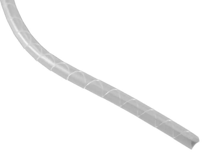 Produktfoto 1 von RS PRO KS Spiral-Kabelumwicklung / 25 mm Polyethylen Grau, für Kabel-Ø 6 mm, Länge 5 m