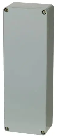 Produktfoto 1 von Fibox ALU; Universalgehäuse; Aluminium; Schwarz RAL 7001; IK08 IP66, IP67, IP68 Breite 81 mm Höhe 125 mm Länge 362 mm