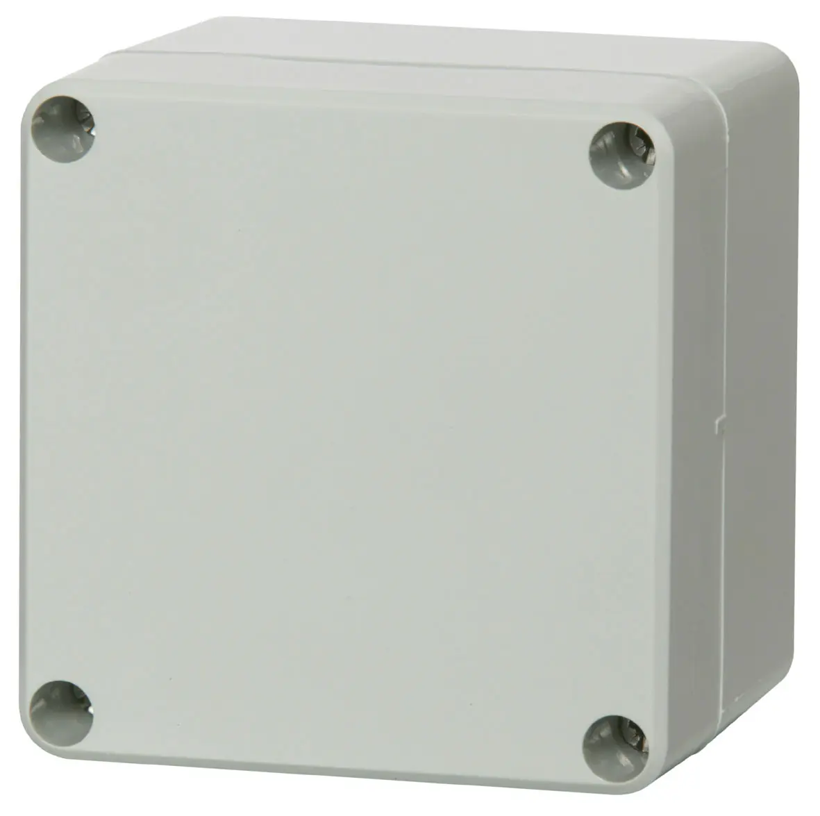 Produktfoto 1 von Fibox PC; Universalgehäuse; Polycarbonat; Hellgrau; IK07, IK08 IP40, IP66 Breite 95 mm Höhe 80 mm Länge 82 mm
