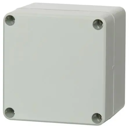 Produktfoto 1 von Fibox PC; Universalgehäuse; Polycarbonat; Hellgrau; IK07, IK08 IP67, IP66 Breite 95 mm Höhe 80 mm Länge 82 mm