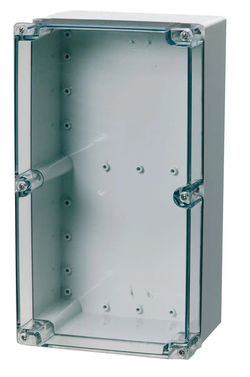 Produktfoto 1 von Fibox PC; Universalgehäuse; Polycarbonat; Hellgrau; IK07, IK08 IP66, IP40 Breite 151 mm Höhe 200 mm Länge 360 mm