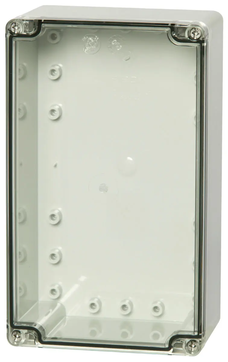 Produktfoto 1 von Fibox PC; Universalgehäuse; Polycarbonat; Hellgrau; IK07, IK08 IP40, IP66 Breite 90 mm Höhe 120 mm Länge 200 mm
