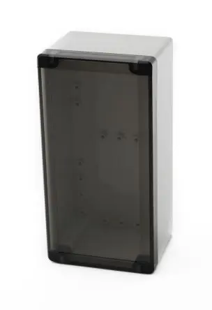 Produktfoto 1 von Fibox PC; Universalgehäuse; Polycarbonat; Hellgrau; IK07 IP66, IP67 Breite 97 mm Höhe 124 mm Länge 244 mm