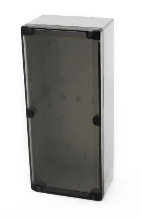 Produktfoto 1 von Fibox PC; Universalgehäuse; Polycarbonat; Hellgrau; IK08, IK07 IP66, IP67 Breite 101 mm Höhe 150 mm Länge 340 mm