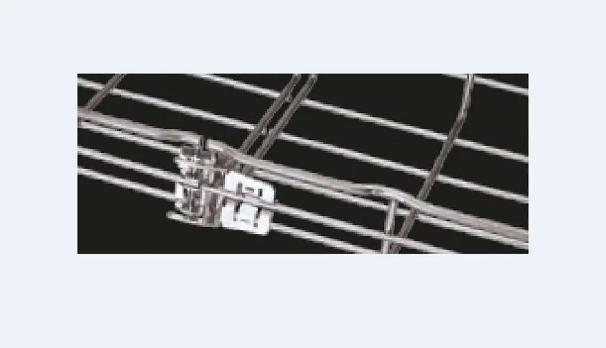 Produktfoto 1 von Cablofil International Kabelrinne, T. 54 mm x 100 mm x 3 m Stahl