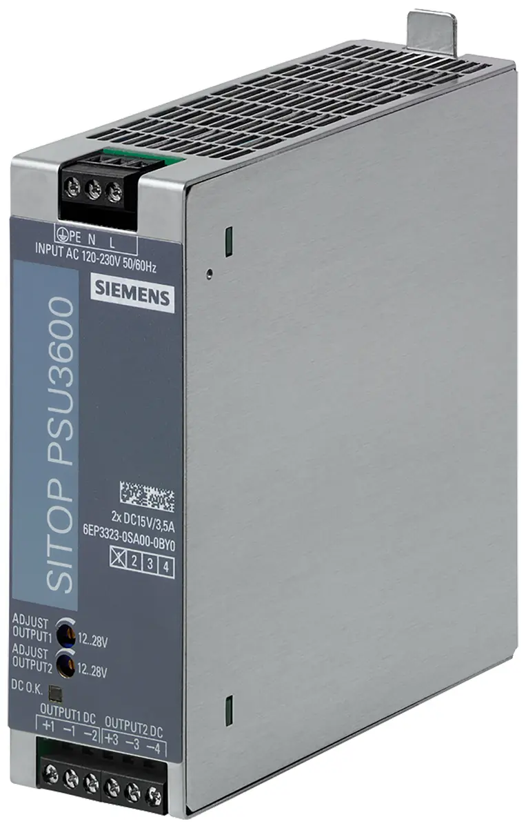 Produktfoto 1 von Siemens SITOP PSU3600 DIN-Schienen Netzteil Getaktet 15V dc / 3.5A 120 → 230V ac